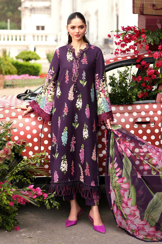 Maria B | M Prints 26 | MPT-3005-A - Luxury Dress - available at Maria Faisal in UK and USA.