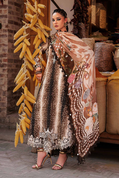 Maria B | M Prints Winter Fall 2026 | MPT-3105-B - Luxury Dress - available at Maria Faisal in UK and USA.