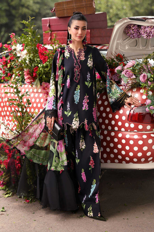 Maria B | M Prints 26 | MPT-3005-B - Luxury Dress - available at Maria Faisal in UK and USA.