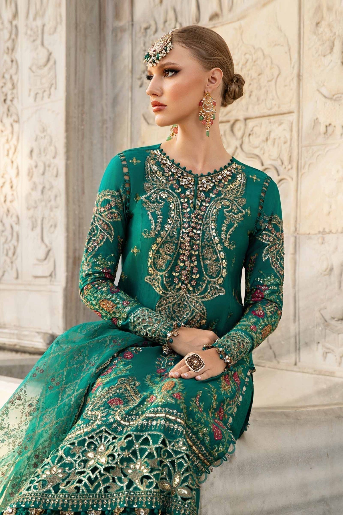 Maria B | Sateen Formals 24 | CST-805 - Ladies Clothes - Maria Faisal