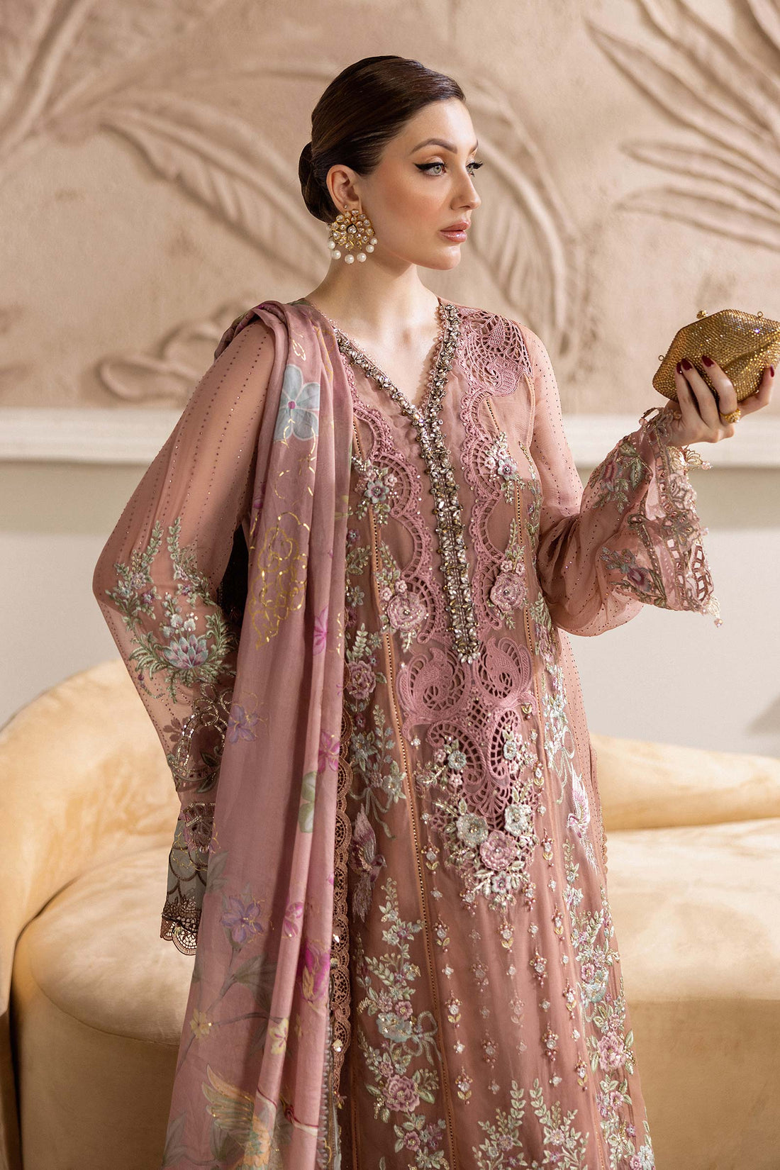 Maria B | Chiffon Formals 25 | MPC-25-105 - Ladies Clothes - Maria Faisal
