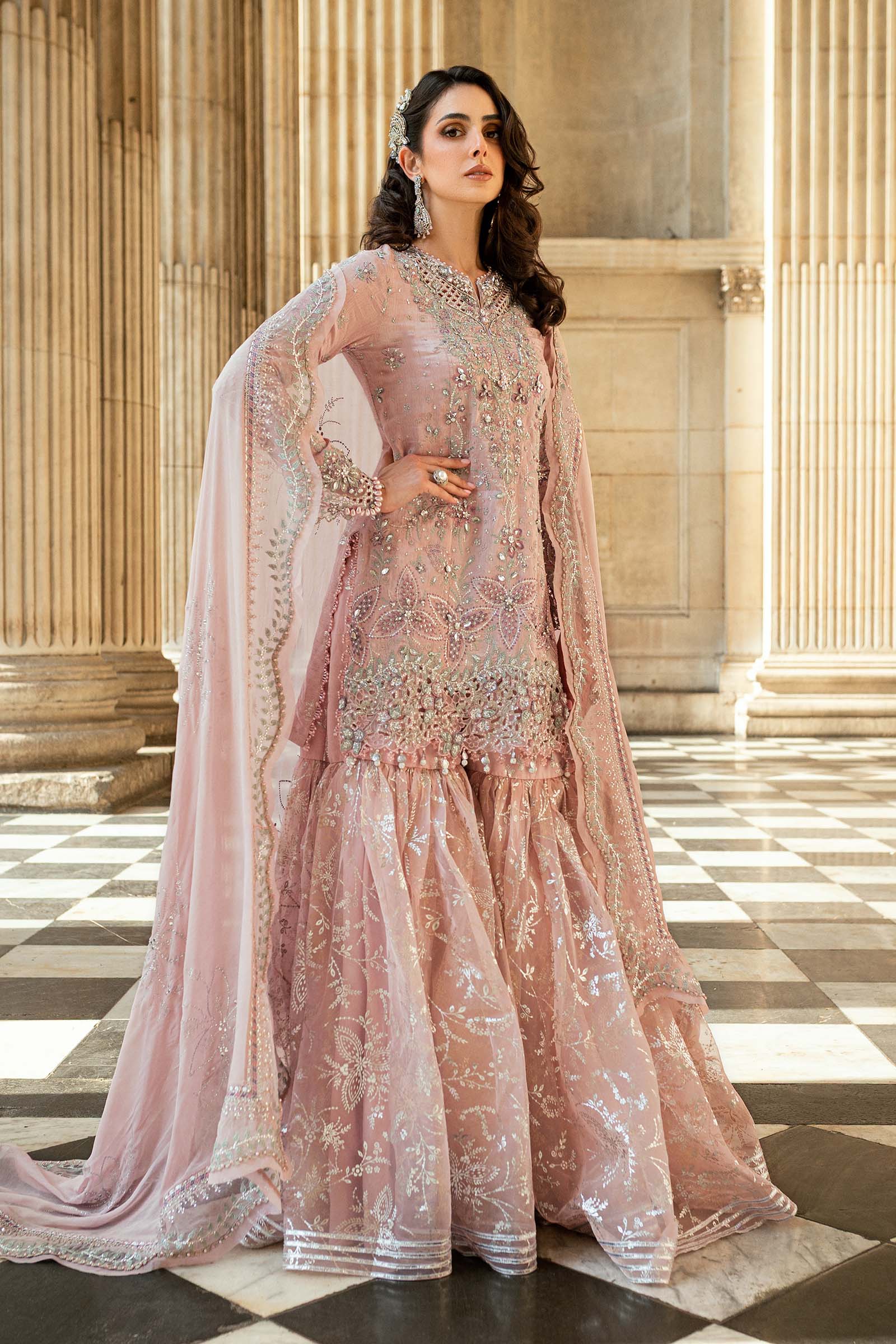 Maria B | Soiree Formals 25 | WF-09-05 - Formal Dress - available at Maria Faisal in UK and USA.