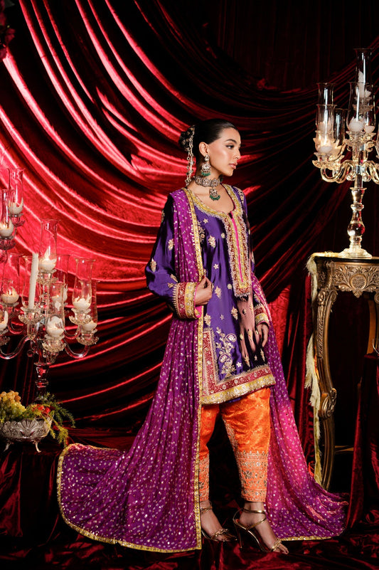 Sable Vogue | Laal Bagh Bridal Collection | SLB-1574 - Bridal Dress - available at Maria Faisal in UK and USA.