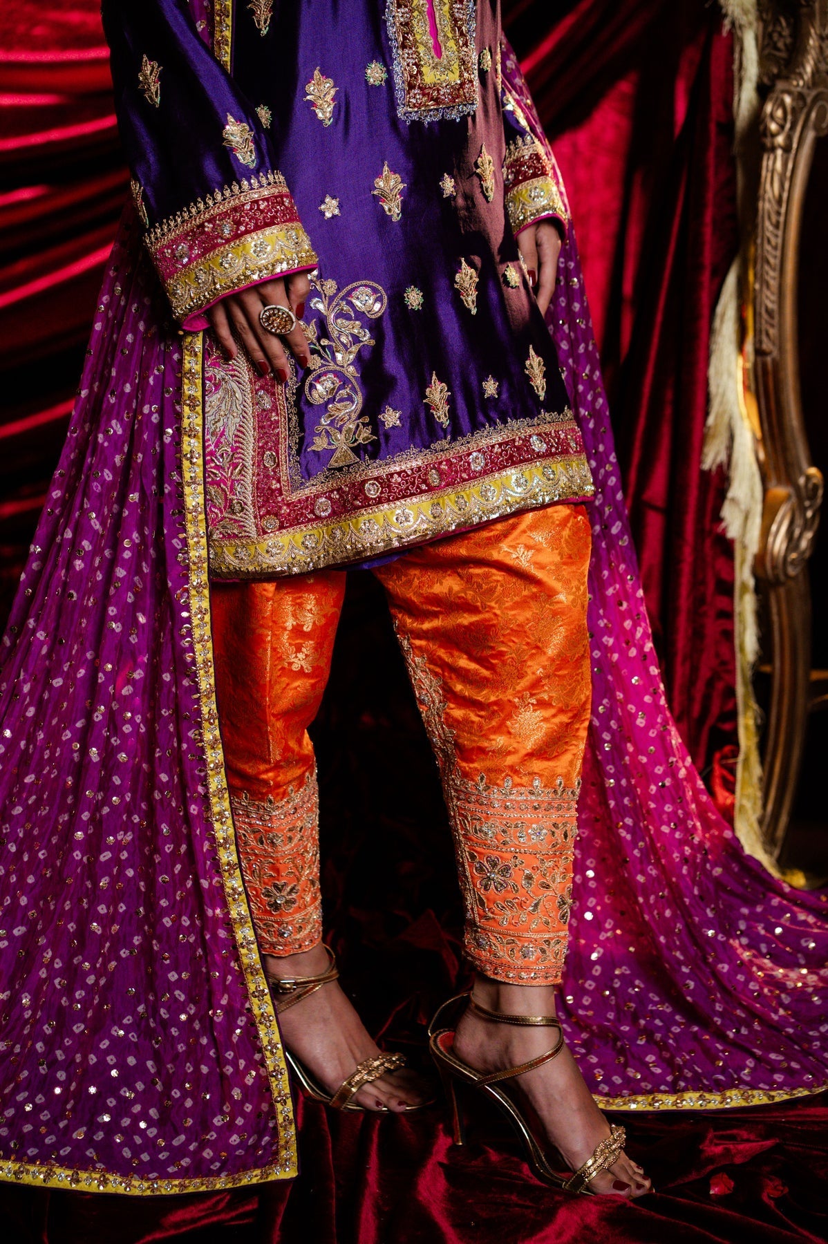 Sable Vogue | Laal Bagh Bridal Collection | SLB-1574 - Bridal Dress - available at Maria Faisal in UK and USA.