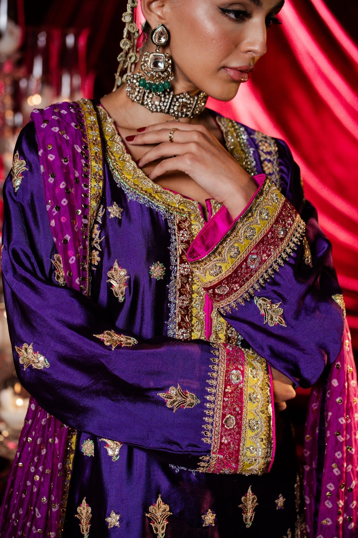 Sable Vogue | Laal Bagh Bridal Collection | SLB-1574 - Bridal Dress - available at Maria Faisal in UK and USA.