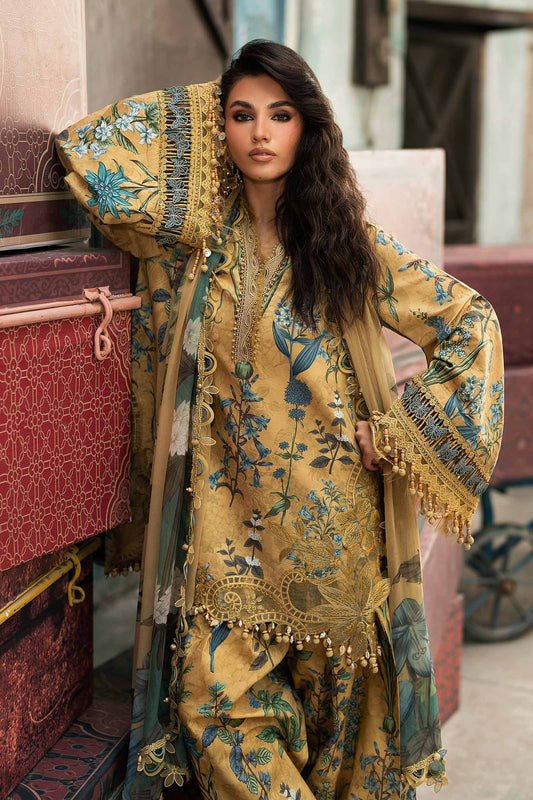Maria B | M Prints Winter Fall 2026 | MPT-3106-A - Luxury Dress - available at Maria Faisal in UK and USA.