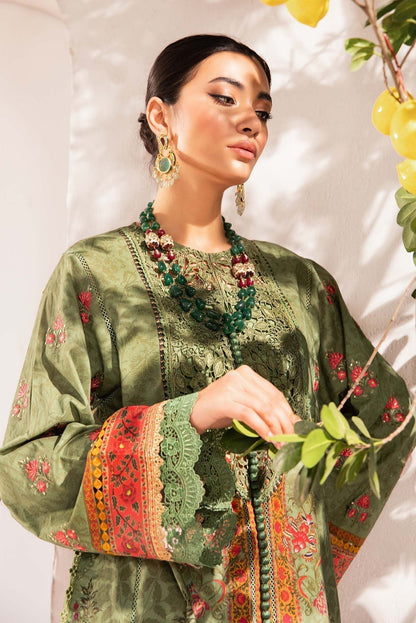 Maria.B | M Print Eid Edit | MPT-2206-A - Designer Dress with Intricate embroidery and embellishments. Shop elegent wedding dress at Maria Faisal.