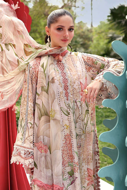 Maria B | M Prints 26 | MPT-3006-A - Luxury Dress - available at Maria Faisal in UK and USA.