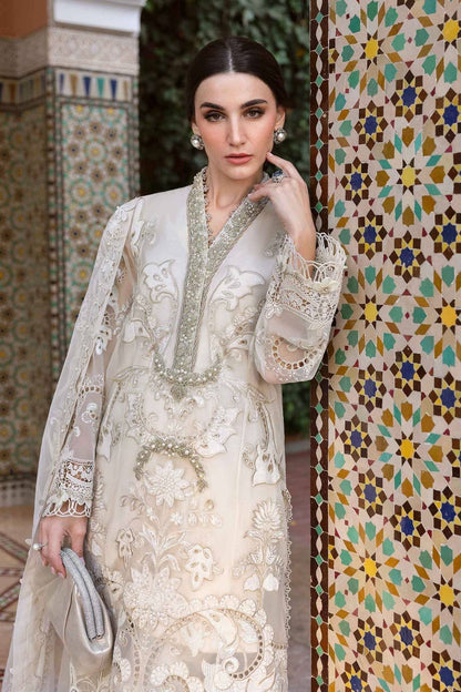Maria B | Luxury Lawn 25 | D-2506-A by Maria Faisal - Registered Vendor of : Maria B - type : Ladies Clothes - 100% original wedding dresses
