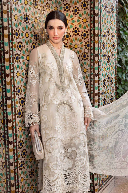 Maria B | Luxury Lawn 25 | D-2506-A by Maria Faisal - Registered Vendor of : Maria B - type : Ladies Clothes - 100% original wedding dresses