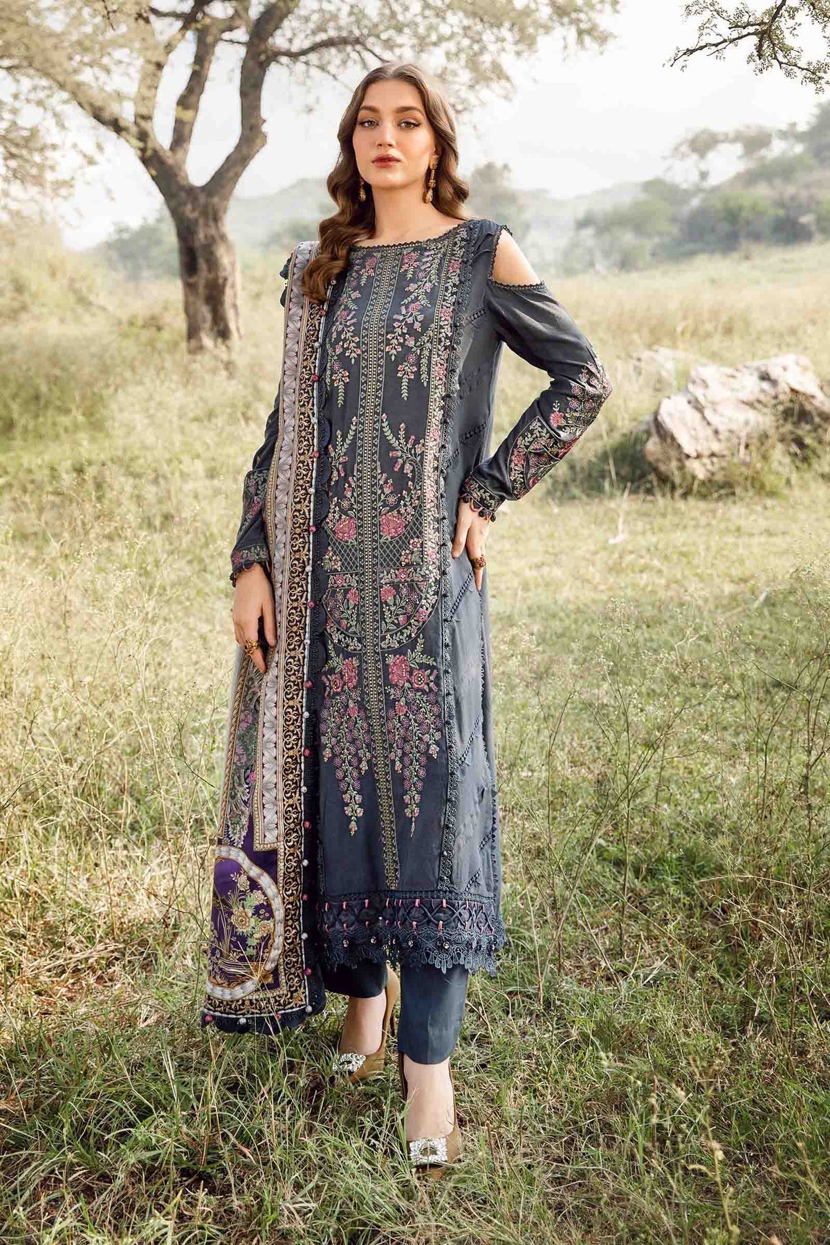 Maria B | M Prints Winter 24 | MPT-2406-A - Ladies Clothes - Maria Faisal