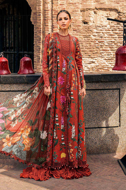Maria B | M Prints Winter Fall 2026 | MPT-3106-B - Luxury Dress - available at Maria Faisal in UK and USA.