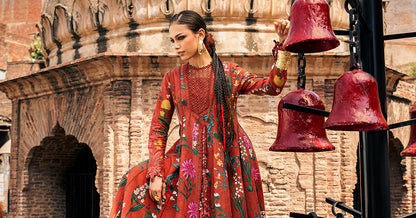 Maria B | M Prints Winter Fall 2026 | MPT-3106-B - Luxury Dress - available at Maria Faisal in UK and USA.