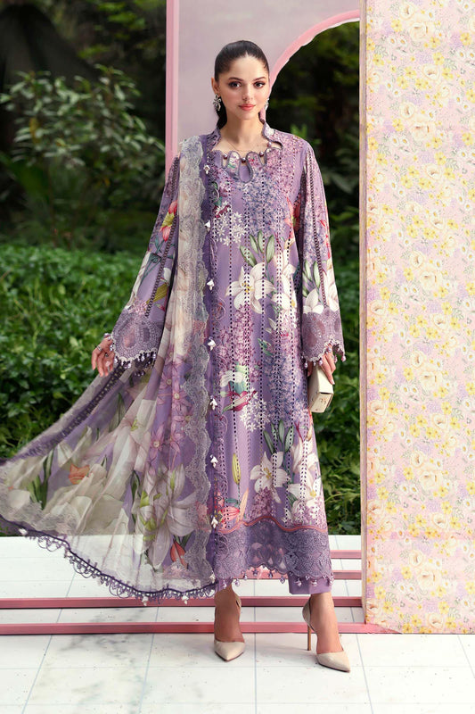 Maria B | M Prints 26 | MPT-3006-B - Luxury Dress - available at Maria Faisal in UK and USA.