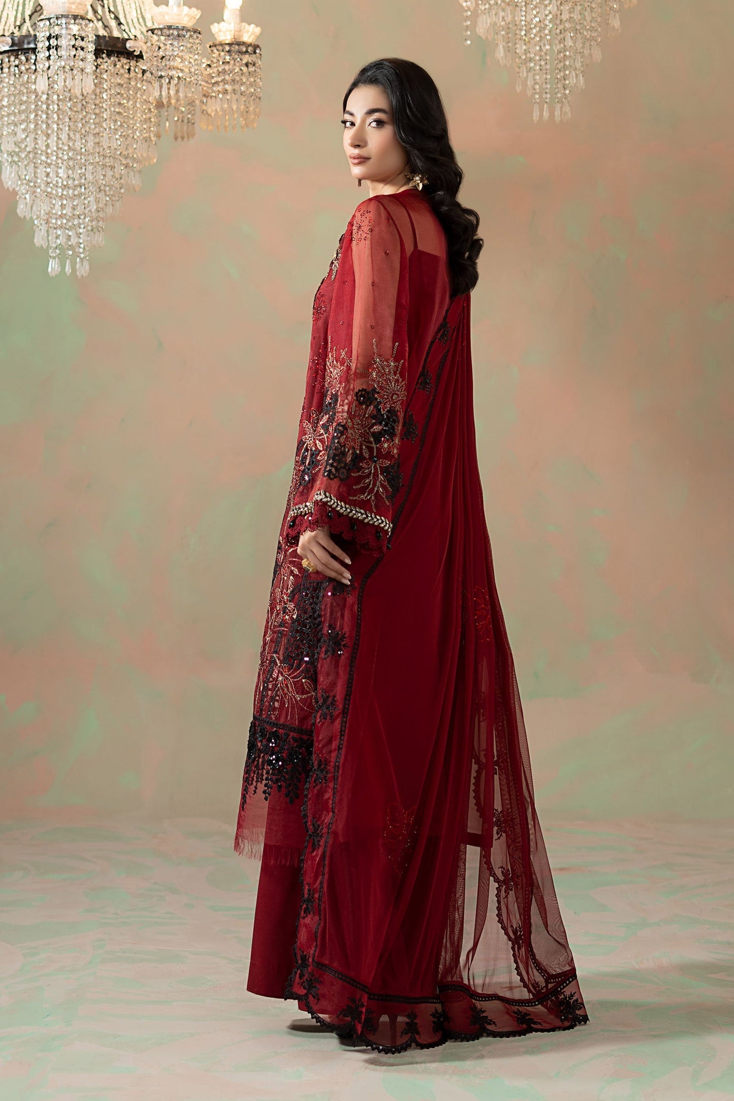 Maria B | Soiree Formals | WFS-09-06 - Formal Dress - available at Maria Faisal in UK and USA.