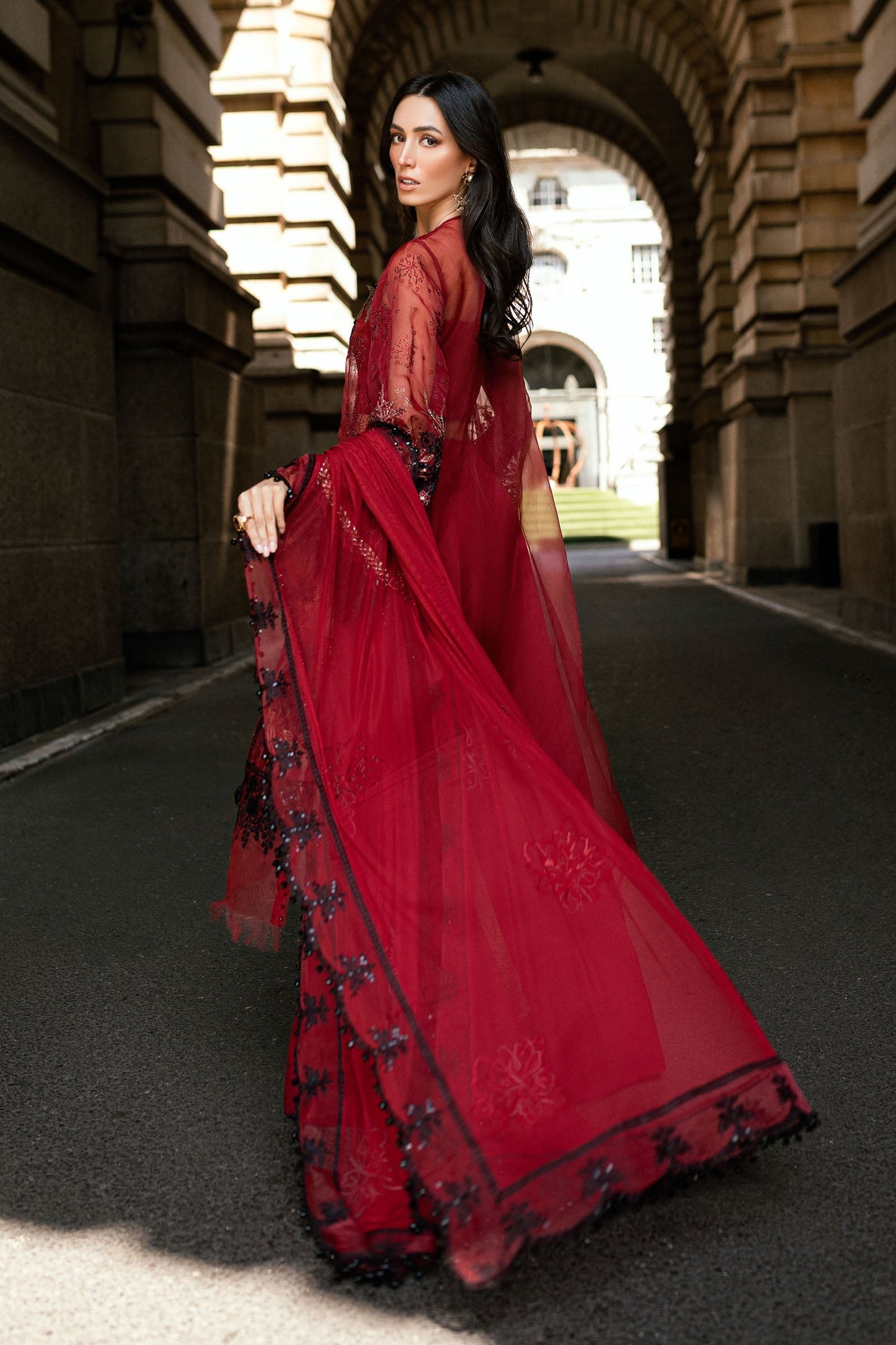 Maria B | Soiree Formals 25 | WF-09-06 - Formal Dress - available at Maria Faisal in UK and USA.
