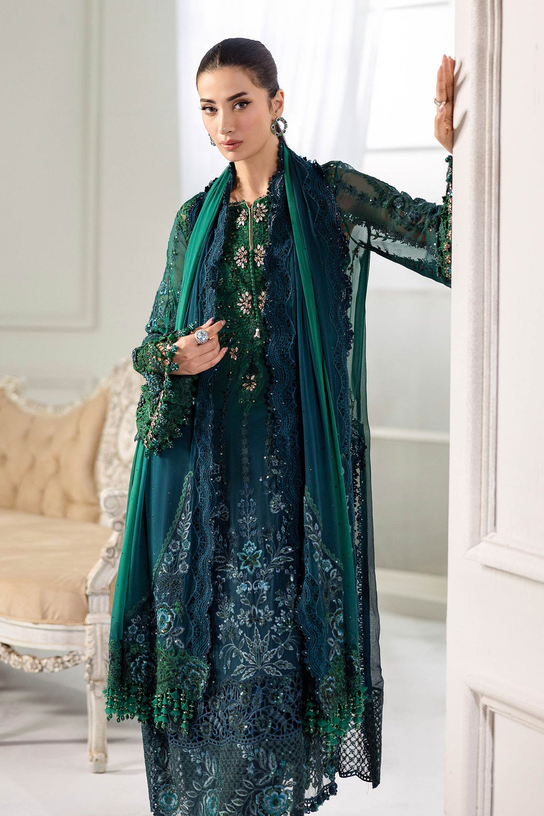 Maria B | Chiffon Formals 25 | MPC-25-106 - Ladies Clothes - Maria Faisal