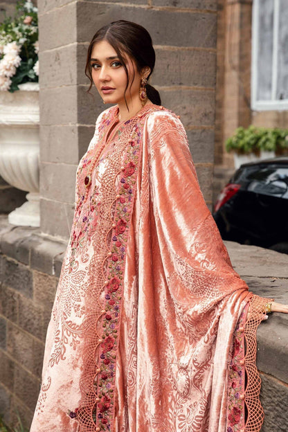Maria B | Winter Luxe 24 | Velvet DL-1206 - Ladies Clothes - Maria Faisal