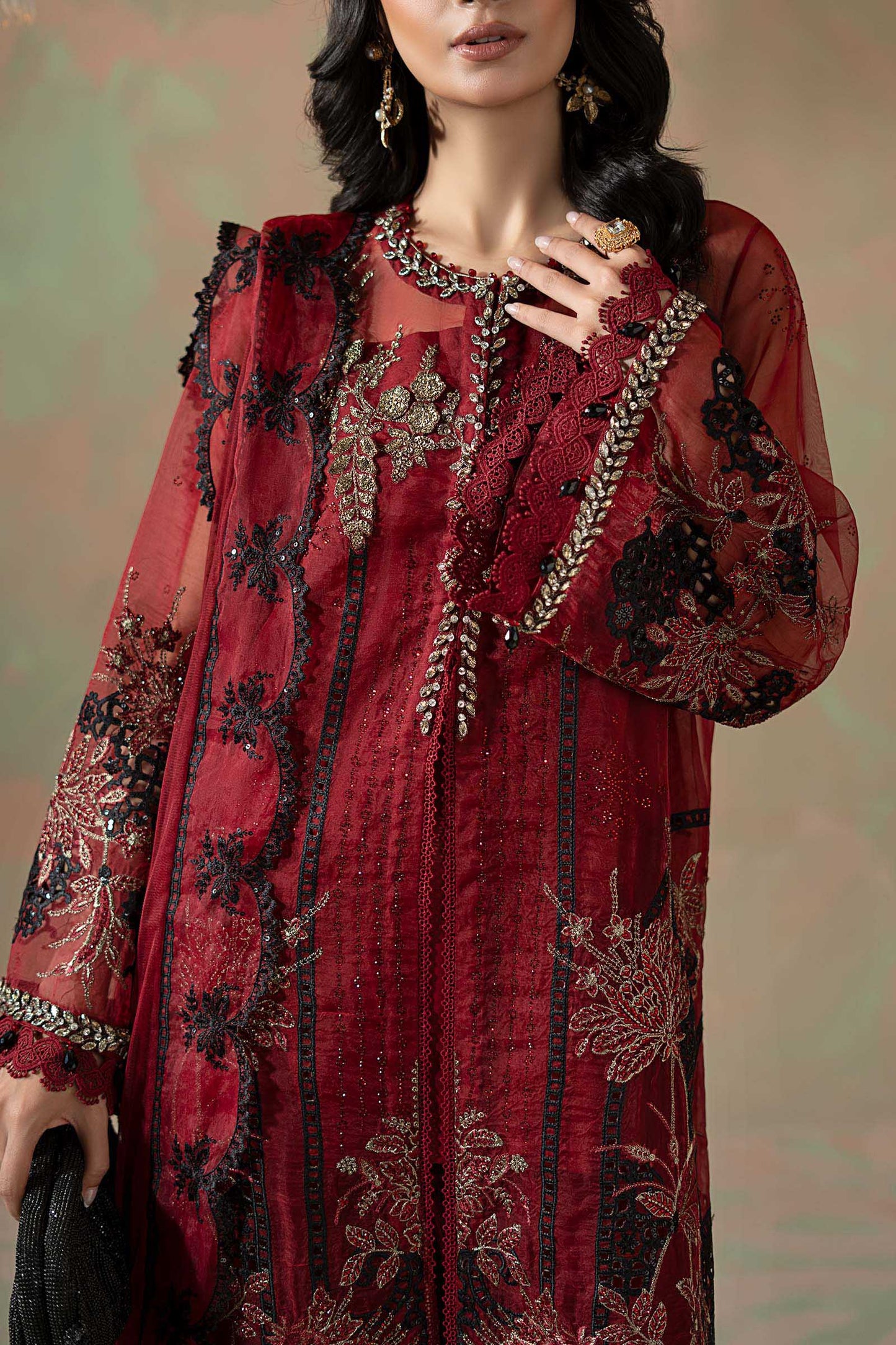 Maria B | Soiree Formals | WFS-09-06 - Formal Dress - available at Maria Faisal in UK and USA.