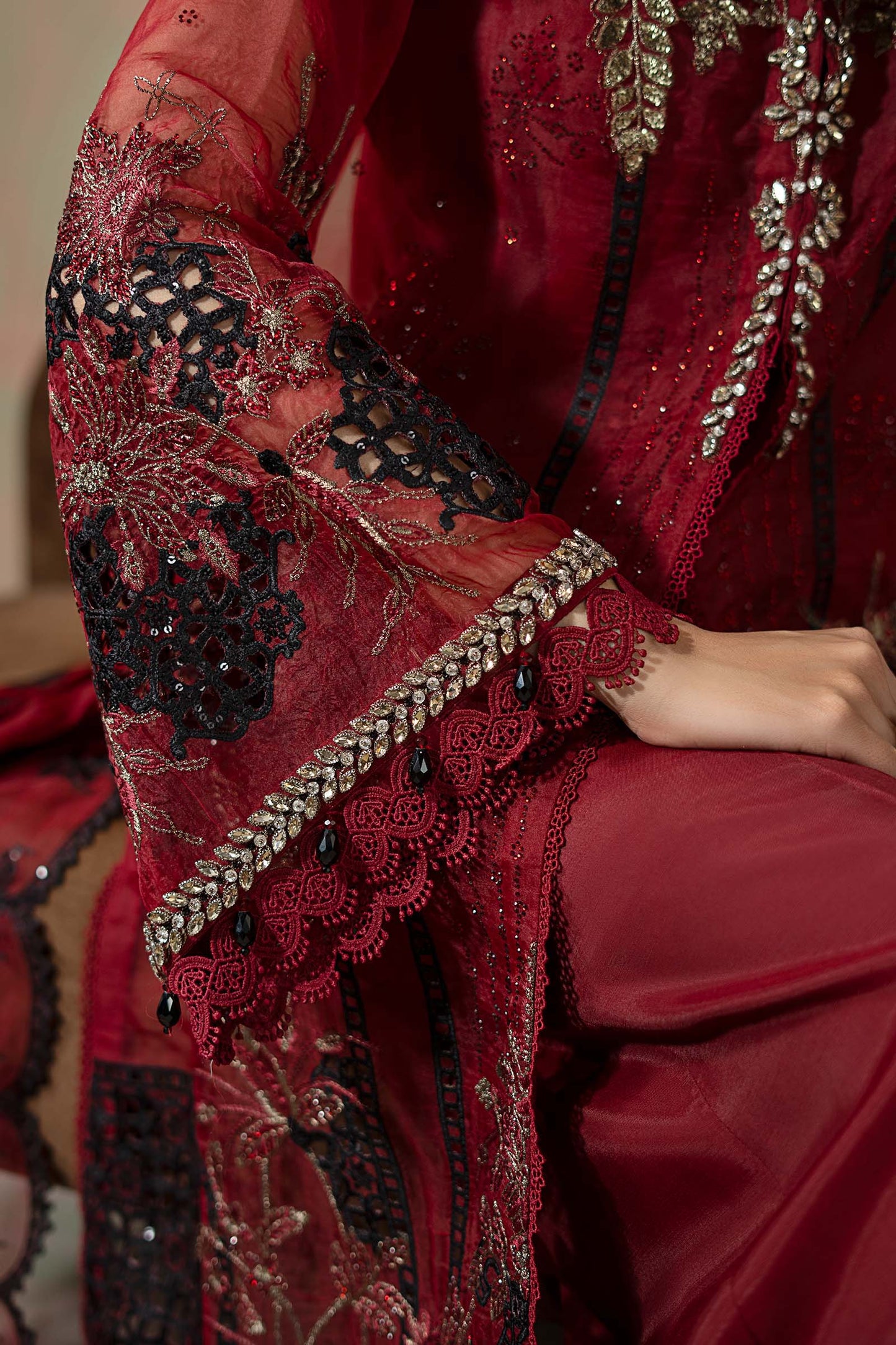 Maria B | Soiree Formals | WFS-09-06 - Formal Dress - available at Maria Faisal in UK and USA.