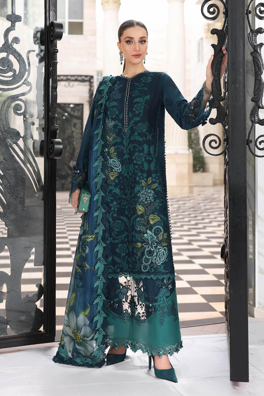 Maria B | luxury Lawn 26 | EL-26-06 - Luxury Dress - available at Maria Faisal in UK and USA.