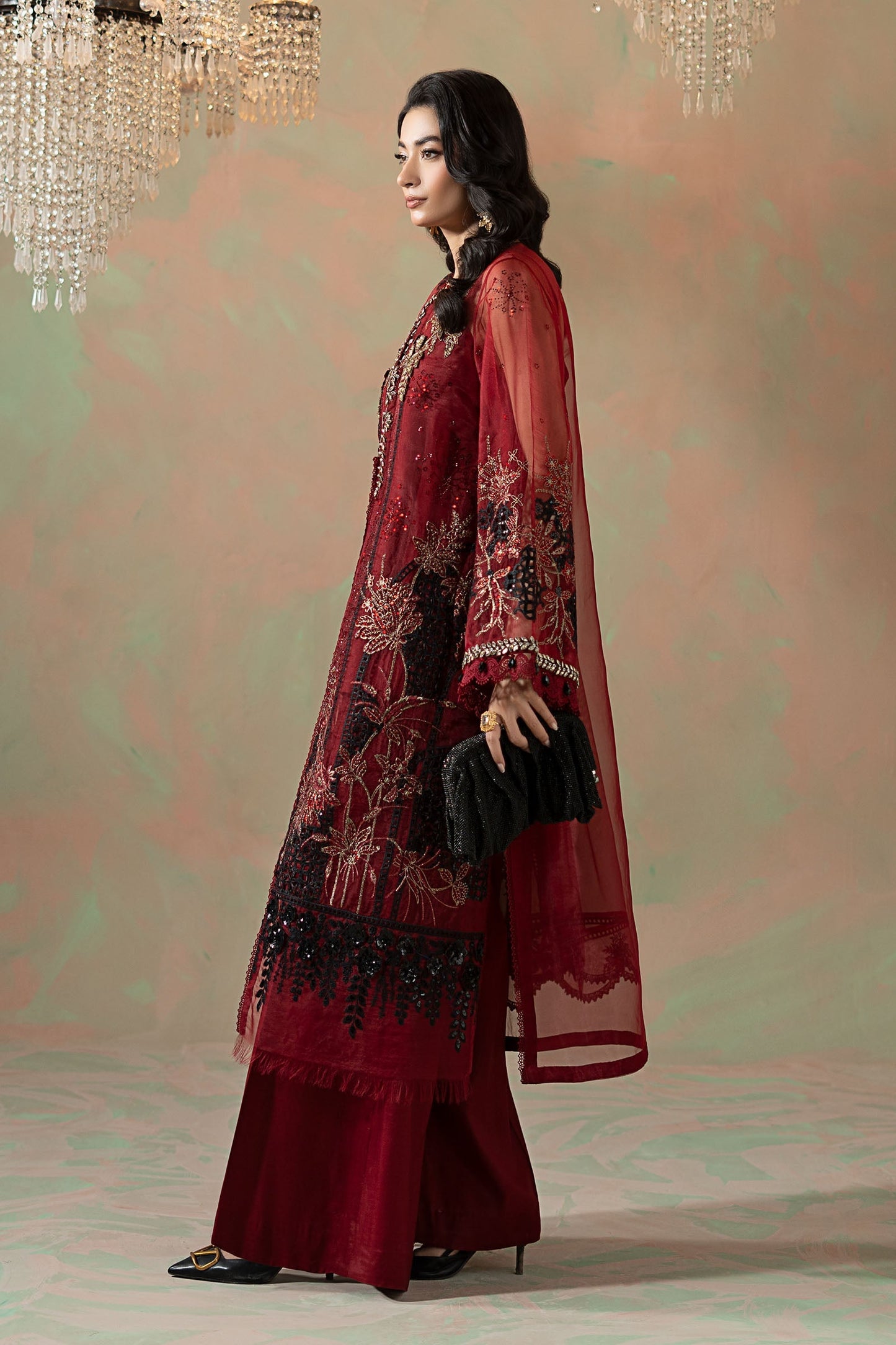 Maria B | Soiree Formals | WFS-09-06 - Formal Dress - available at Maria Faisal in UK and USA.