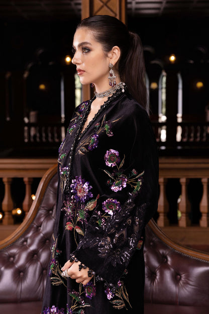 Maria B | Winter Luxe 25 | WL-1306 - Casual Dress - available at Maria Faisal in UK and USA.