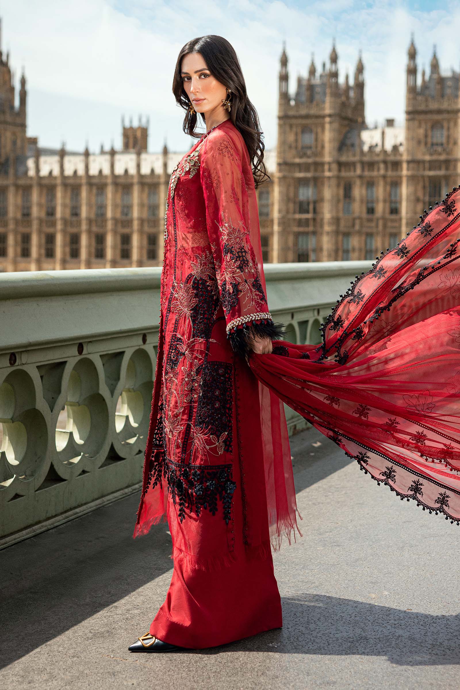 Maria B | Soiree Formals 25 | WF-09-06 - Formal Dress - available at Maria Faisal in UK and USA.