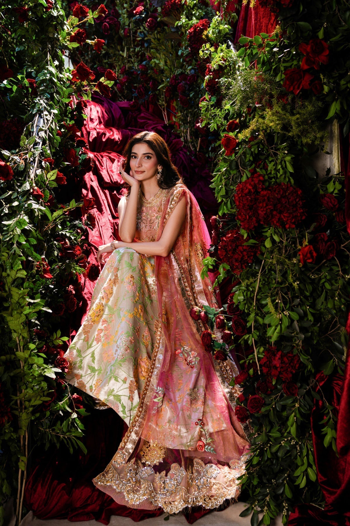 Sable Vogue | Laal Bagh Bridal Collection |SLB-1609 - Bridal Dress - available at Maria Faisal in UK and USA.