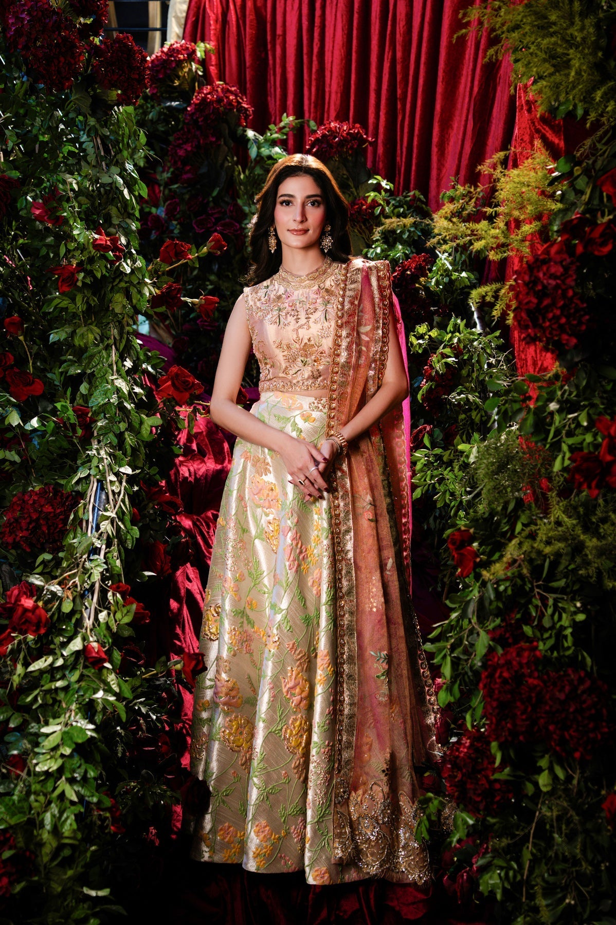 Sable Vogue | Laal Bagh Bridal Collection |SLB-1609 - Bridal Dress - available at Maria Faisal in UK and USA.