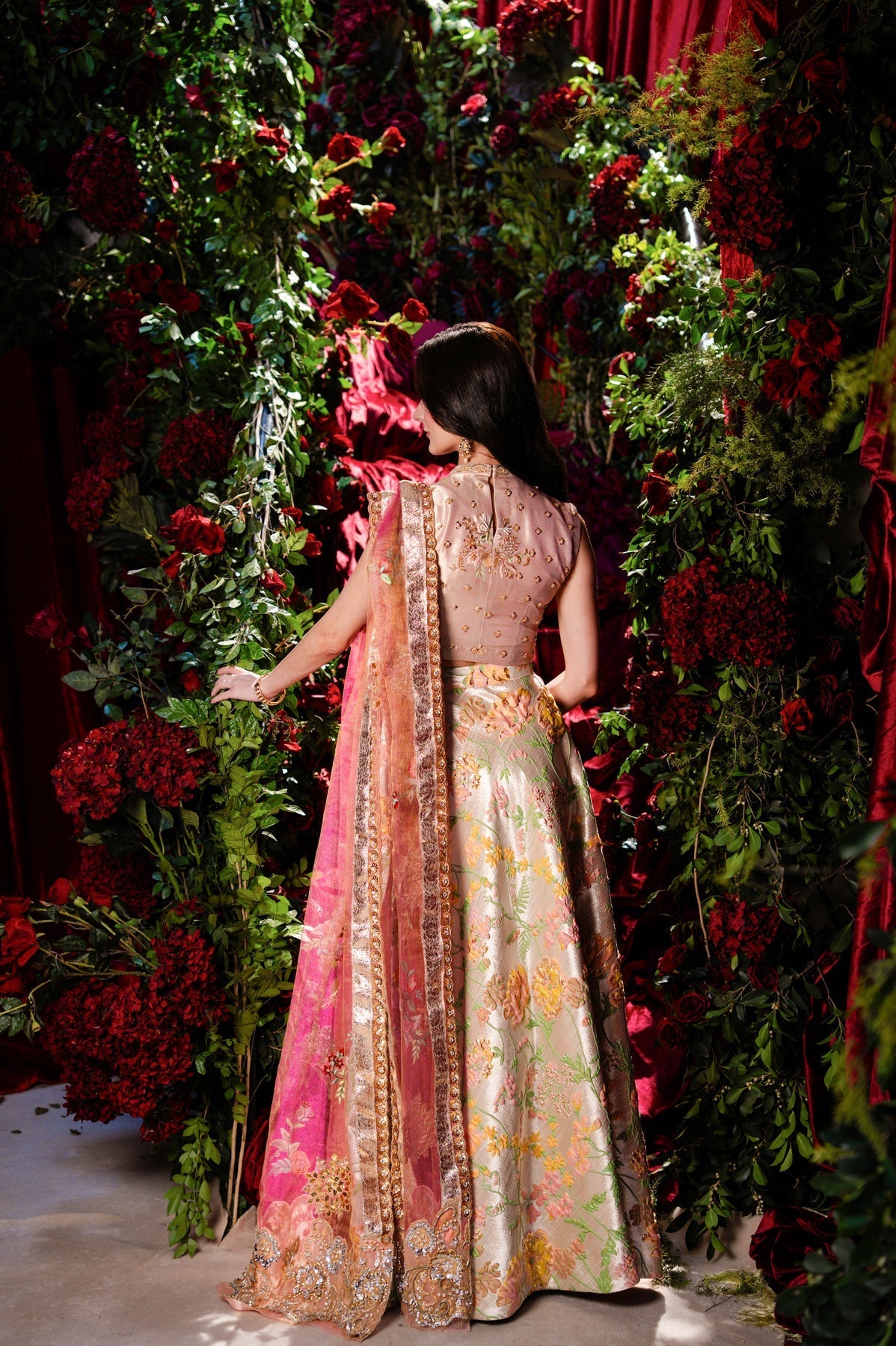 Sable Vogue | Laal Bagh Bridal Collection |SLB-1609 - Bridal Dress - available at Maria Faisal in UK and USA.