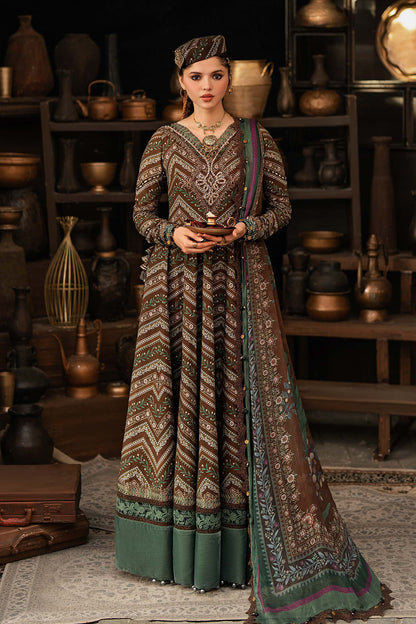 Maria B | M Prints Winter Fall 2026 | MPT-3107-A - Luxury Dress - available at Maria Faisal in UK and USA.