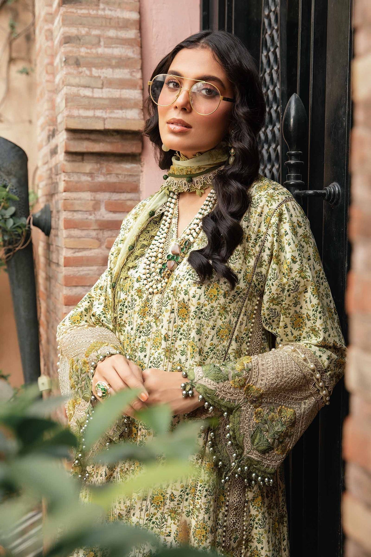 Maria.B | M Print Eid Edit | MPT-2207-A - Designer Dress with Intricate embroidery and embellishments. Shop elegent wedding dress at Maria Faisal.