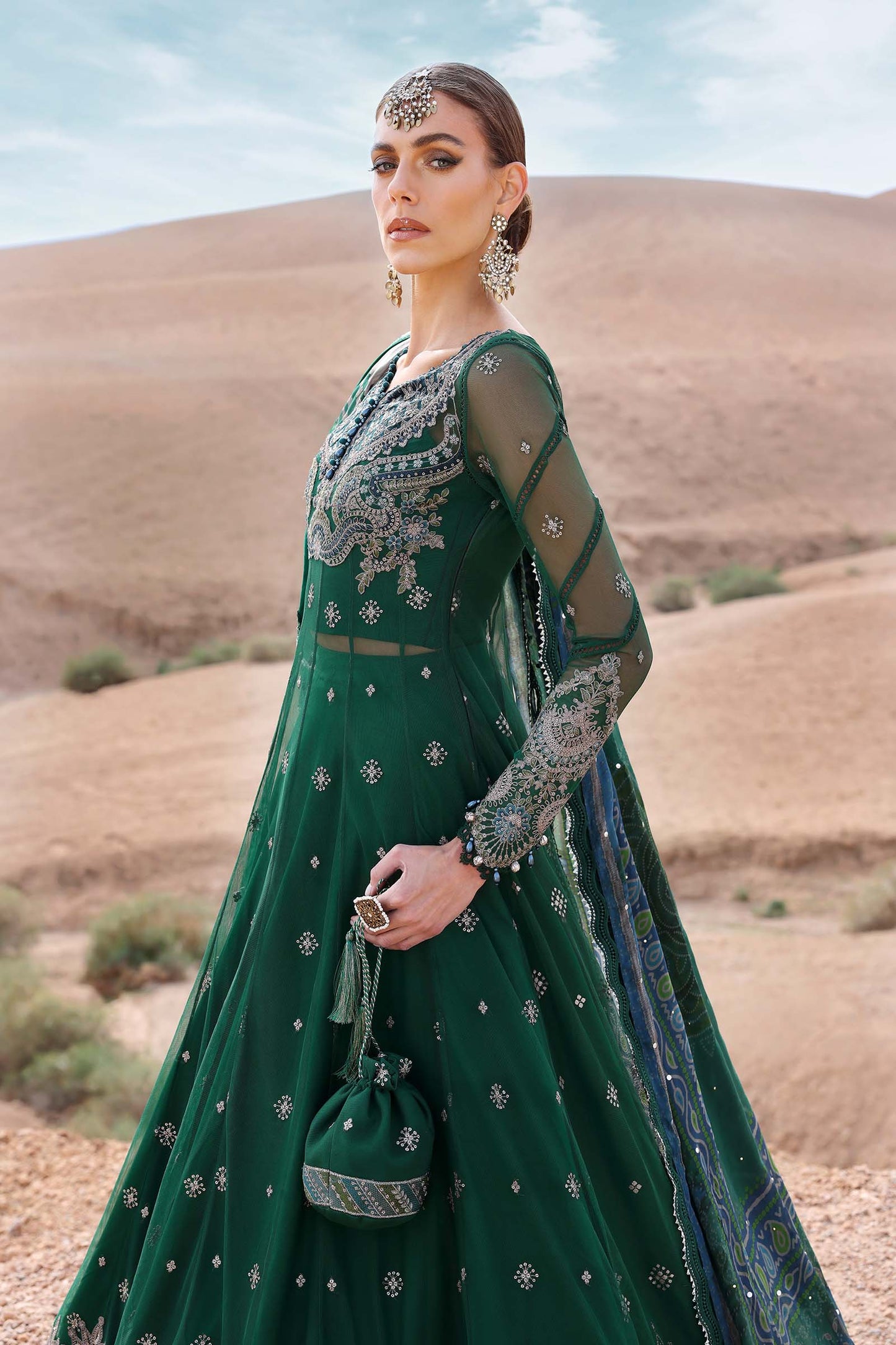 Maria B | Eid Lawn | D-2507-A - Luxury Dress - available at Maria Faisal in UK and USA.