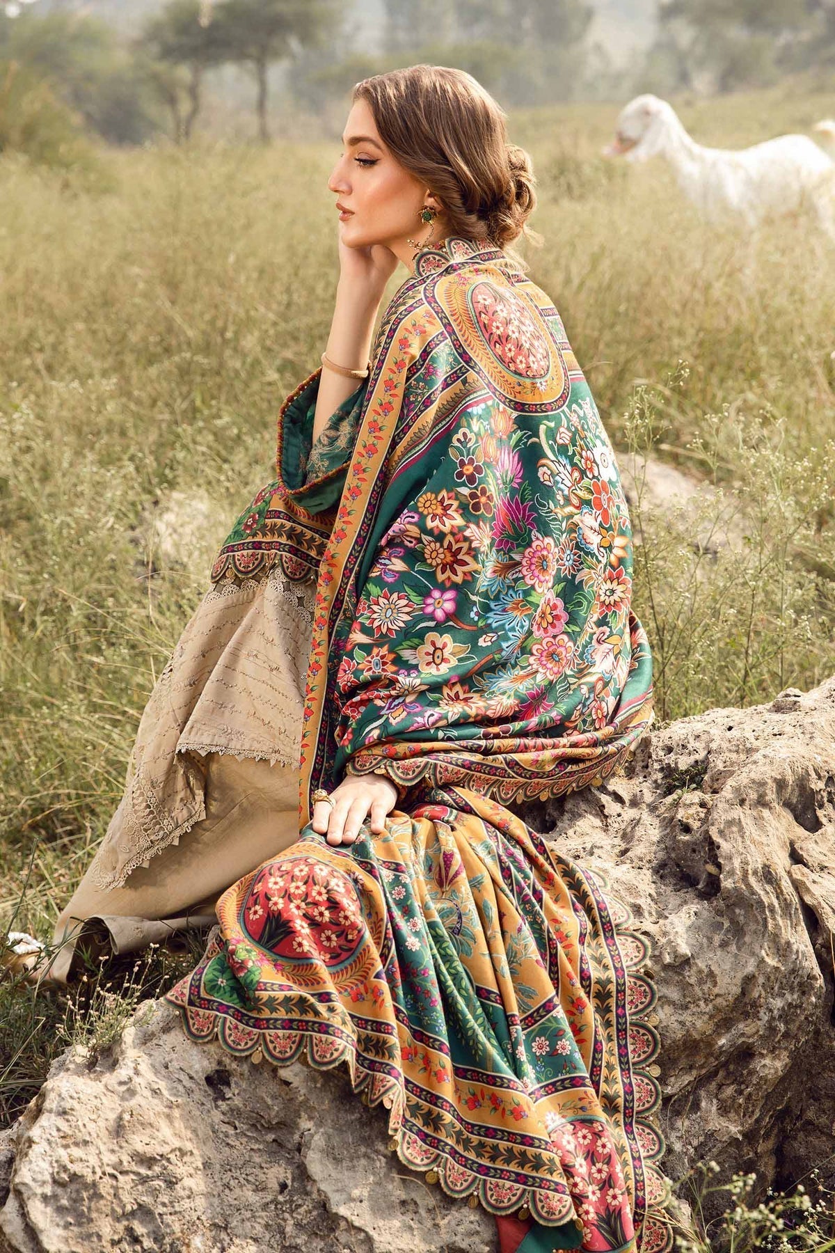 Maria B | M Prints Winter 24 | MPT-2407-A - Ladies Clothes - Maria Faisal