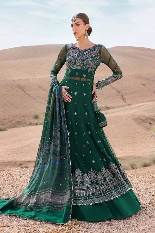 Maria B | Luxury Lawn 25 | D-2507-A by Maria Faisal - Registered Vendor of : Maria B - type : Ladies Clothes - 100% original wedding dresses