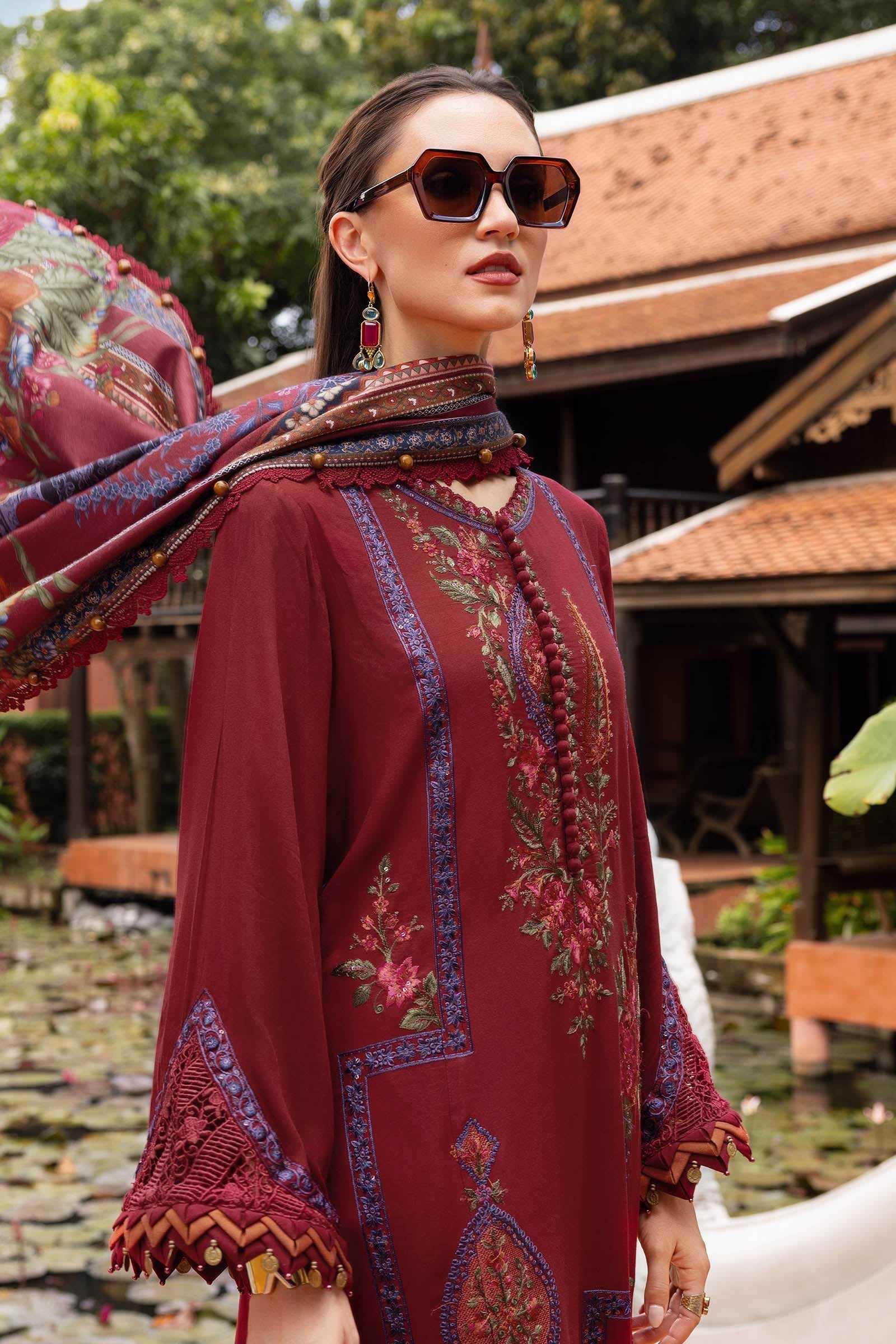 MPT-2807-A – authentic Pakistani dress from the M Prints Winter 25 collection for women in the UK