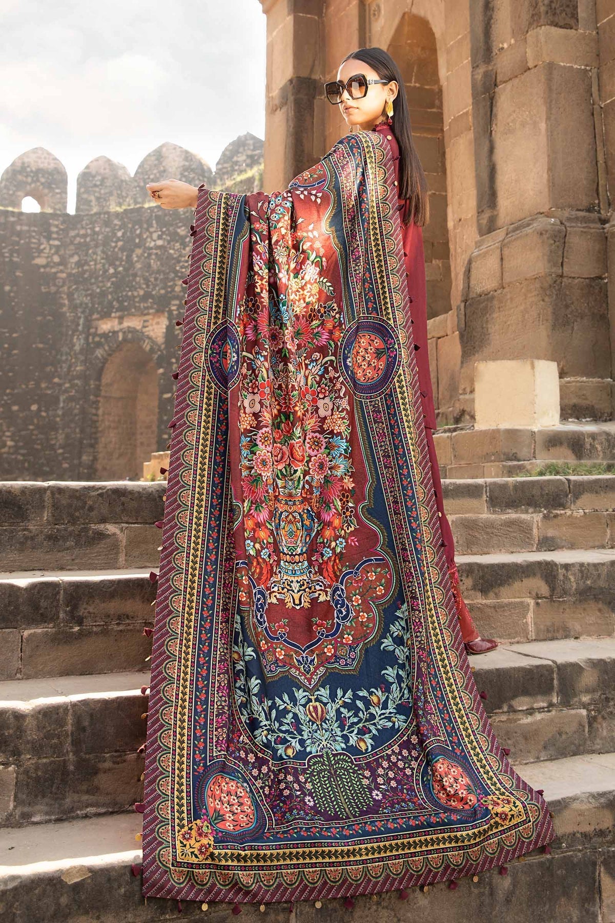 Maria B | M Prints Winter 24 | MPT-2407-B - Ladies Clothes - Maria Faisal