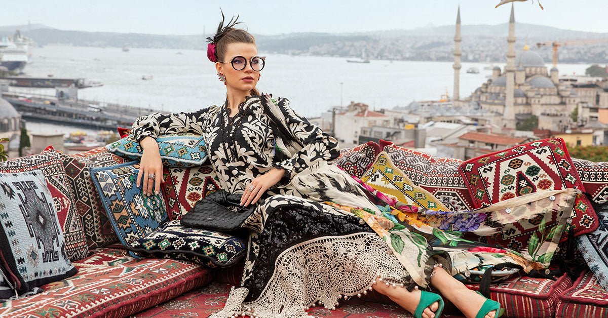 Maria B | M Prints Fall Edit 24 | MPT-2307-B - Ladies Clothes - Maria Faisal