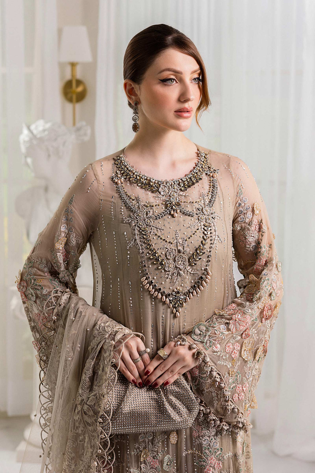Maria B | Chiffon Formals 25 | MPC-25-107 - Ladies Clothes - Maria Faisal