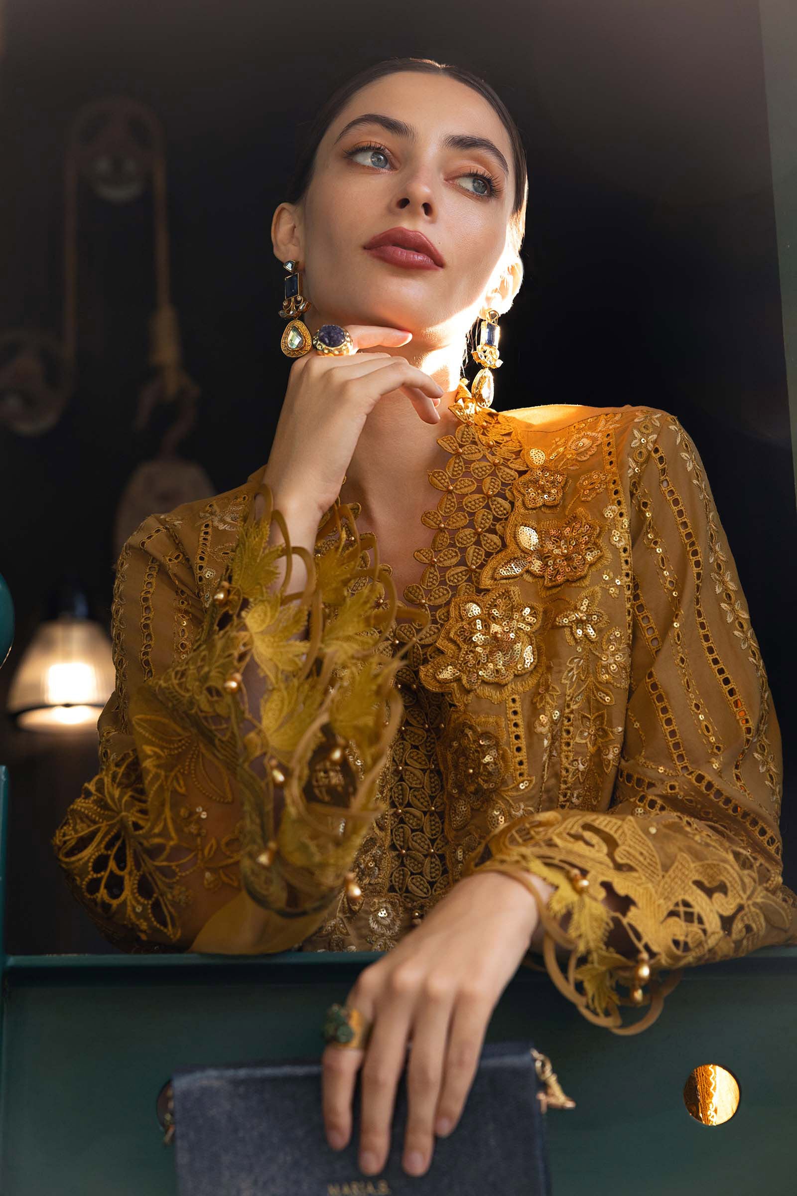 Maria B | luxury Lawn 26 | EL-26-07 - Luxury Dress - available at Maria Faisal in UK and USA.