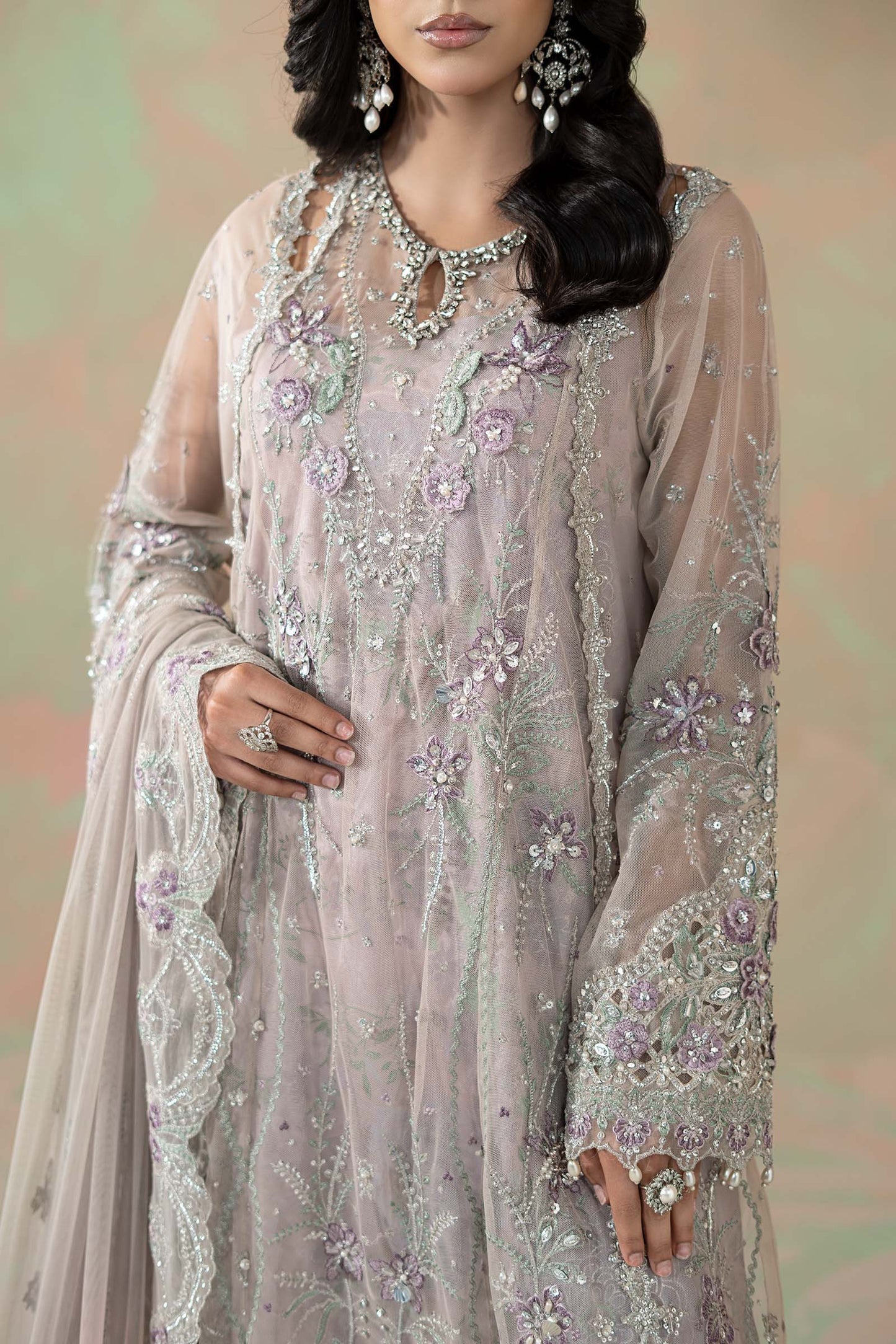 Maria B | Soiree Formals | WFS-09-07 - Formal Dress - available at Maria Faisal in UK and USA.