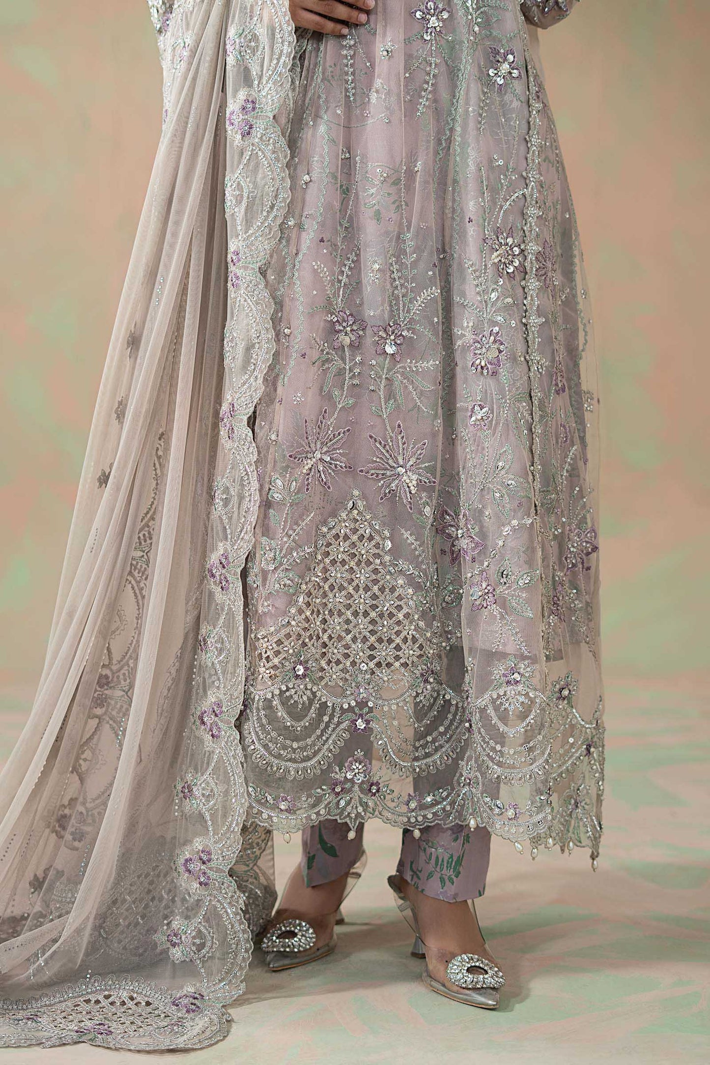 Maria B | Soiree Formals | WFS-09-07 - Formal Dress - available at Maria Faisal in UK and USA.