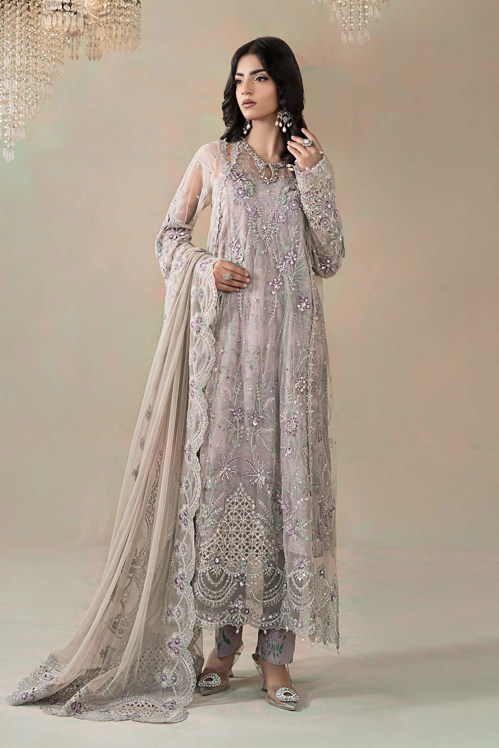 Maria B | Soiree Formals | WFS-09-07 - Formal Dress - available at Maria Faisal in UK and USA.