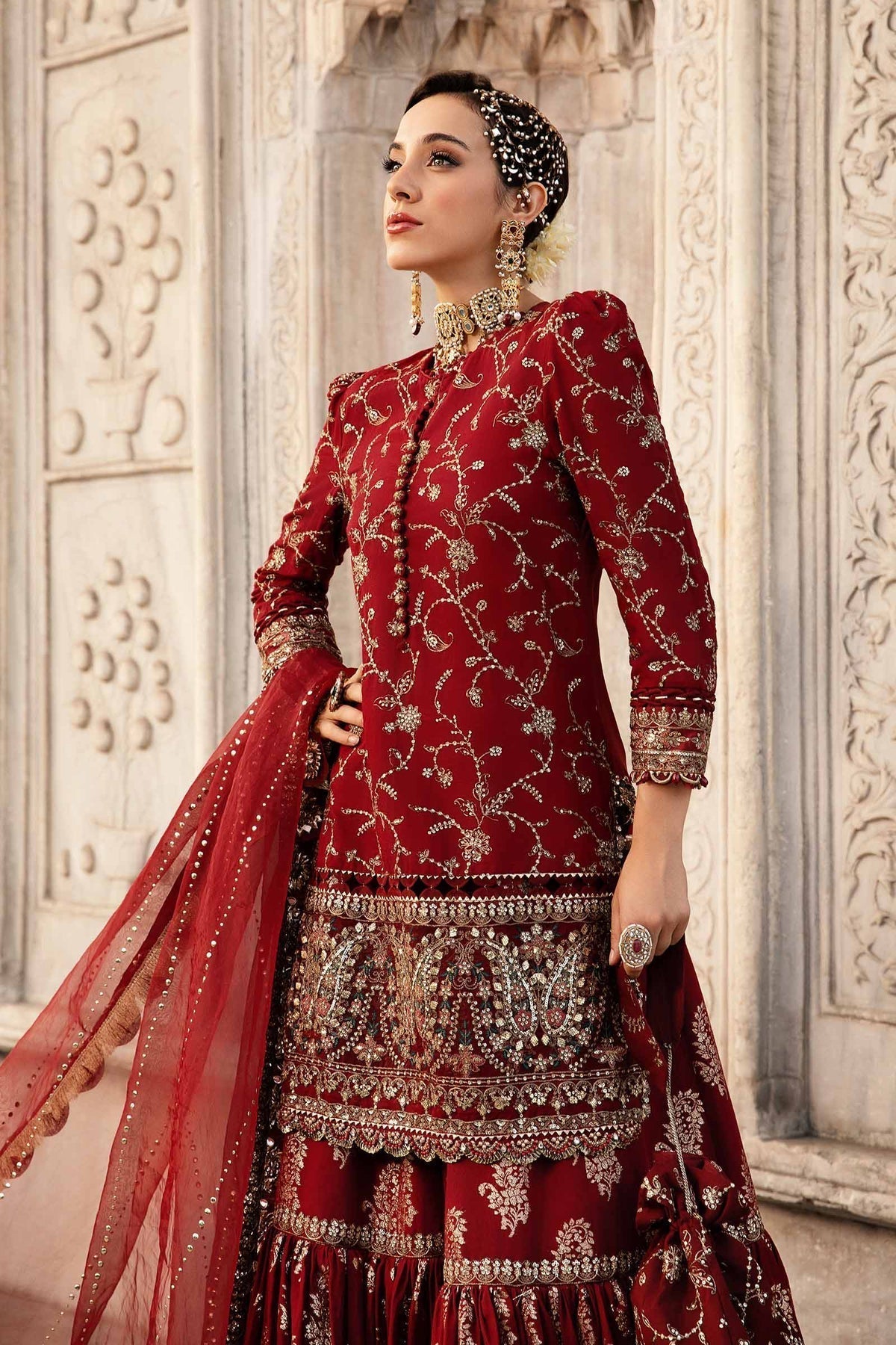 Maria B | Sateen Formals 24 | CST-807 - Ladies Clothes - Maria Faisal