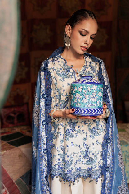 Maria B | M Prints Winter Fall 2026 | MPT-3108-A - Luxury Dress - available at Maria Faisal in UK and USA.