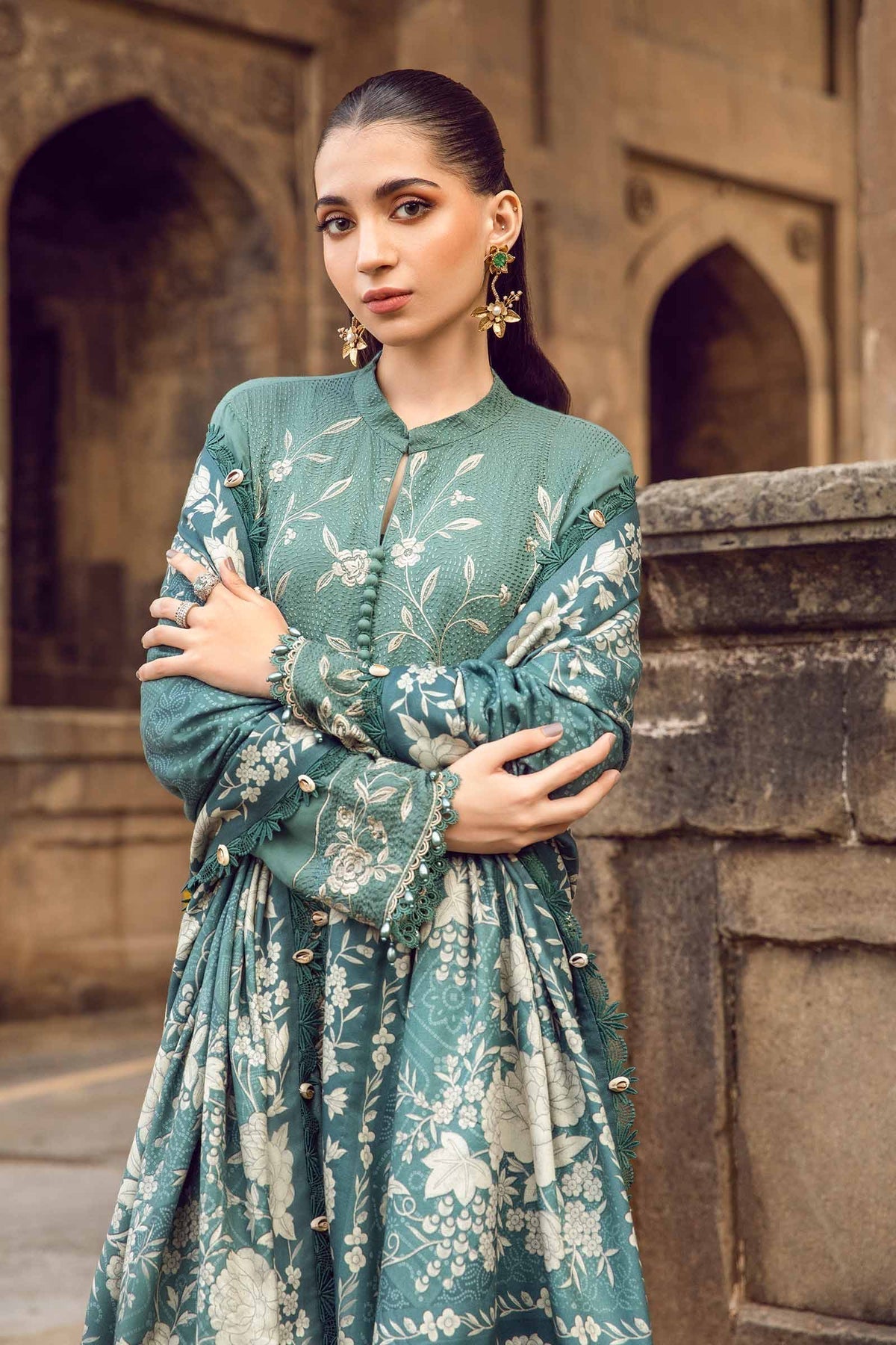 Maria B | M Prints Winter 24 | MPT-2408-A - Ladies Clothes - Maria Faisal