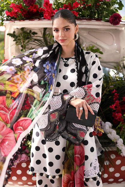 Maria B | M Prints 26 | MPT-3008-A - Luxury Dress - available at Maria Faisal in UK and USA.