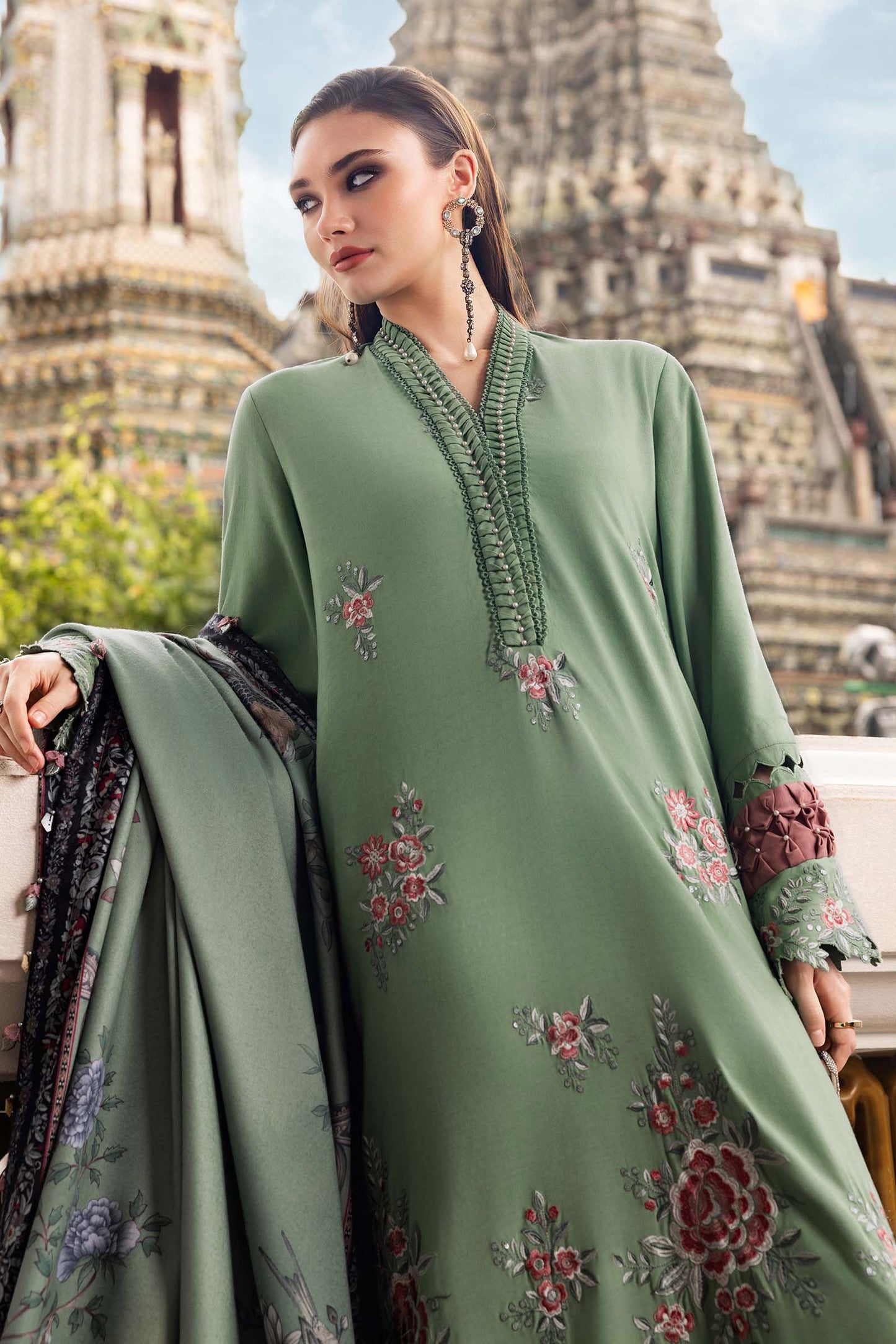MPT-2808-A – authentic Pakistani dress from the M Prints Winter 25 collection for women in the UK