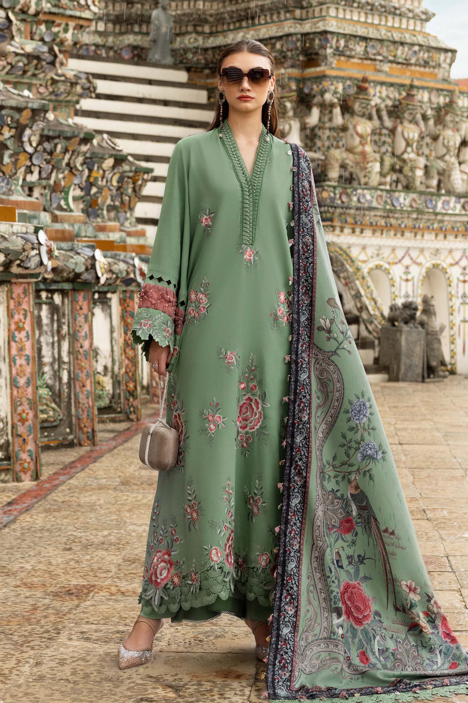 MPT-2808-A – authentic Pakistani dress from the M Prints Winter 25 collection for women in the UK